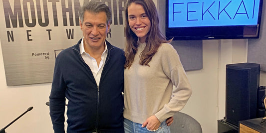 Frederic Fekkai and Britt Bergmeister smile together